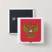 russisches Nationallogo Button (Vorne & Hinten)