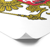 russisches Nationallogo Poster (Ecke)