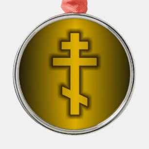 Russisches orthodoxes silbernes ornament