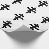 Russisches orthodoxes Symbol Geschenkpapier (Ecke)