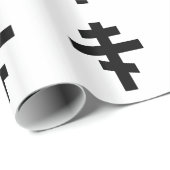 Russisches orthodoxes Symbol Geschenkpapier (Rolleneckpunkt)