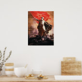 Russisches Propaganda-Poster aus dem Zweiten Weltk Poster (Küche)