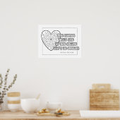 Russisches Proverb-Farbenplakat Poster (Küche)