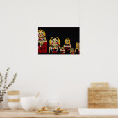 Russisches Puppenstück-Set Poster (Küche)