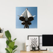Russisches Raumschiff Vostok Poster (Heimbüro)