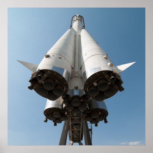 Russisches Raumschiff Vostok Poster (Vorne)