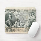 Russisches Reich 1912 500 Rubel Rechnung mit Zar Mousepad (Mit Mouse)