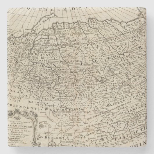 Russisches Reich 2 Steinuntersetzer (Vorderseite)