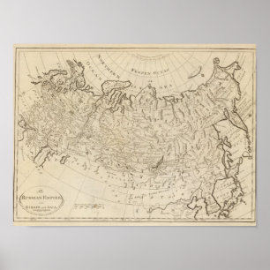 Russisches Reich, in Europa und Asien Poster