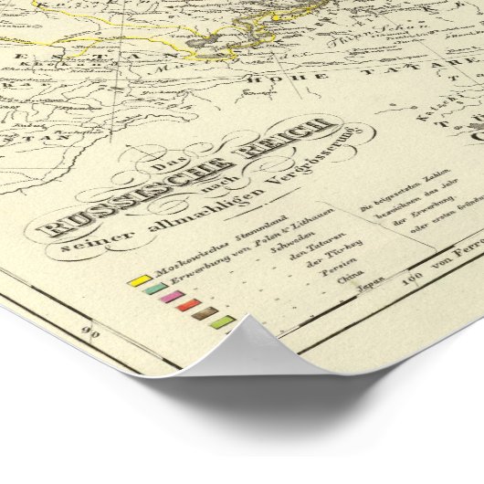 Russisches Reich Poster (Ecke)