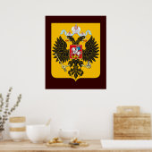 Russisches Reich Poster (Küche)