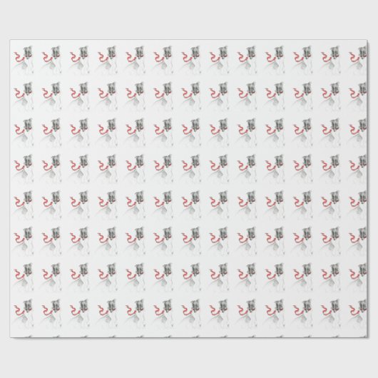 Russisches Rotes Wrapping Geschenkpapier (Flach)