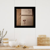 Russisches Soldat-Sketchbook-Poster Poster (Küche)