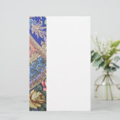 Russisches Stoffmuster Briefpapier (Stehend Vorderseite)