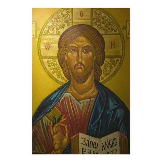 Russisches Symbol in der Kirche St. Sophia / Fotodruck (Vorne)