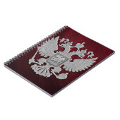 Russisches Symbolflaggenrot Notizblock (Linke Seite)