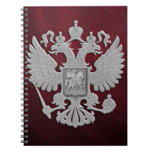 Russisches Symbolflaggenrot Notizblock
