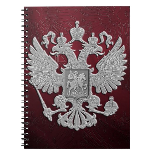 Russisches Symbolflaggenrot Notizblock (Vorderseite)