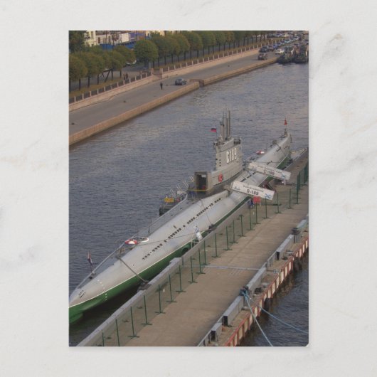 Russisches U-Boot C189 Postkarte (Vorderseite)