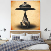 Russisches Ufo Leinwanddruck (Insitu (Schlafzimmer))