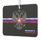 Russisches Wappen Autolufterfrischer (Links)