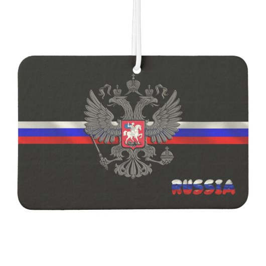 Russisches Wappen Autolufterfrischer (Vorderseite)