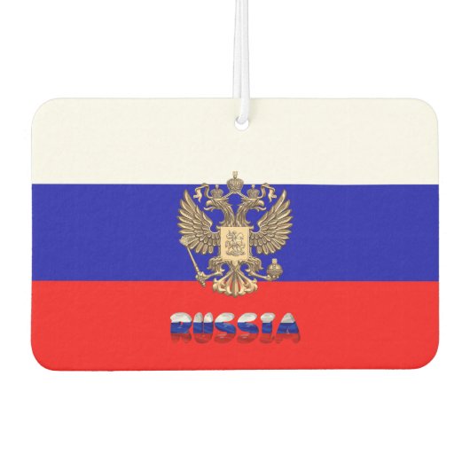 Russisches Wappen Autolufterfrischer (Vorderseite)