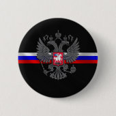 Russisches Wappen Button (Vorderseite)