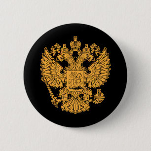 Russisches Wappen der Russischen Föderation Button