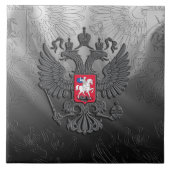 Russisches Wappen Fliese (Vorderseite)