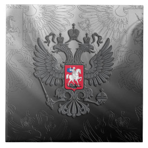 Russisches Wappen Fliese
