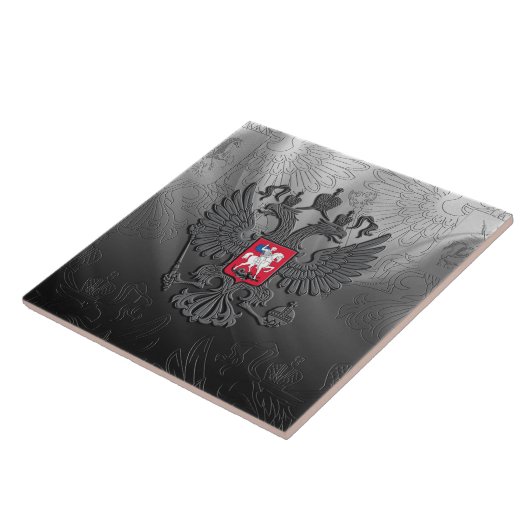 Russisches Wappen Fliese (Seite)