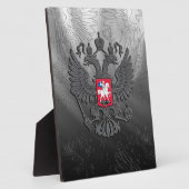 Russisches Wappen Fotoplatte (Seite)