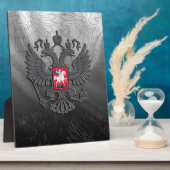 Russisches Wappen Fotoplatte (Seite)