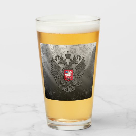 Russisches Wappen Glas (Vorne (Gefüllt))
