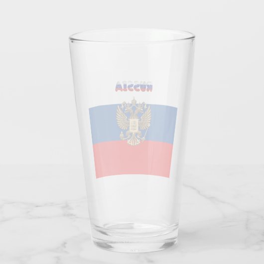 Russisches Wappen Glas (Rückseite)