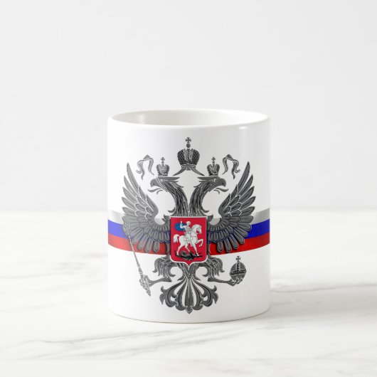 Russisches Wappen Kaffeetasse (Mittel)