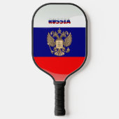 Russisches Wappen Pickleball Schläger (Vorderseite)