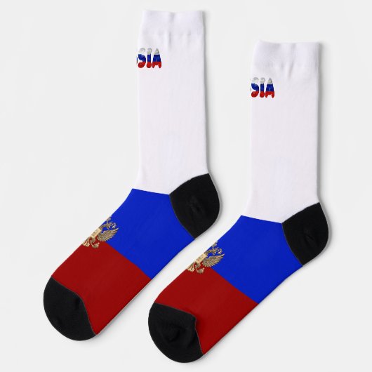 Russisches Wappen Socken (Linkes Detail)