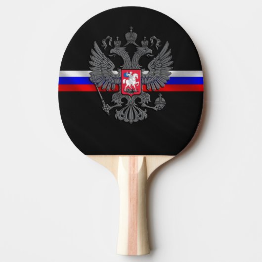 Russisches Wappen Tischtennis Schläger (Vorderseite)