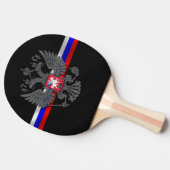 Russisches Wappen Tischtennis Schläger (Seitenansicht)