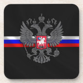 Russisches Wappen Untersetzer (Vorderseite)