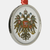 Russisches Wappen Verzierung Ornament Aus Metall (Rechts)