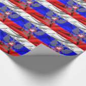 Russischflagge Geschenkpapier (Ecke)