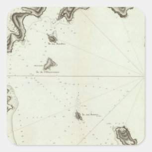 Russland 16 quadratischer aufkleber