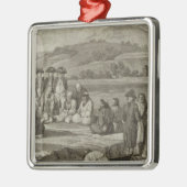 Russland 9 silbernes ornament (Links)