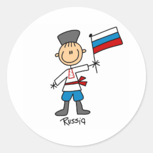 Russland Aufkleber