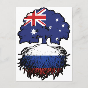 Russland Australisch Australien Tree Roots Postkarte