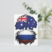 Russland Australisch Australien Tree Roots Postkarte (Stehend Vorderseite)