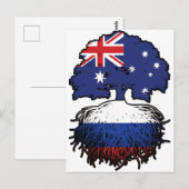 Russland Australisch Australien Tree Roots Postkarte (Vorne/Hinten)